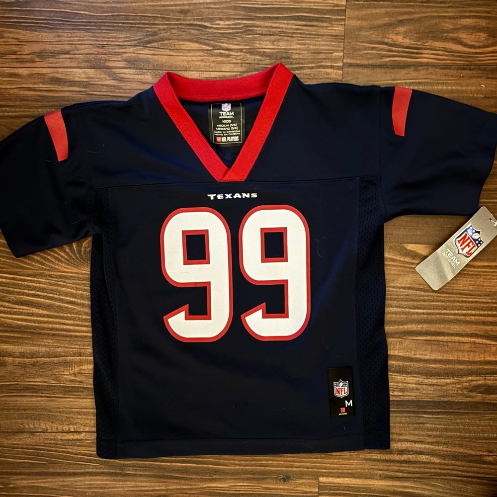 NFL Blue and Red Jerseys Authentic Team Apparel